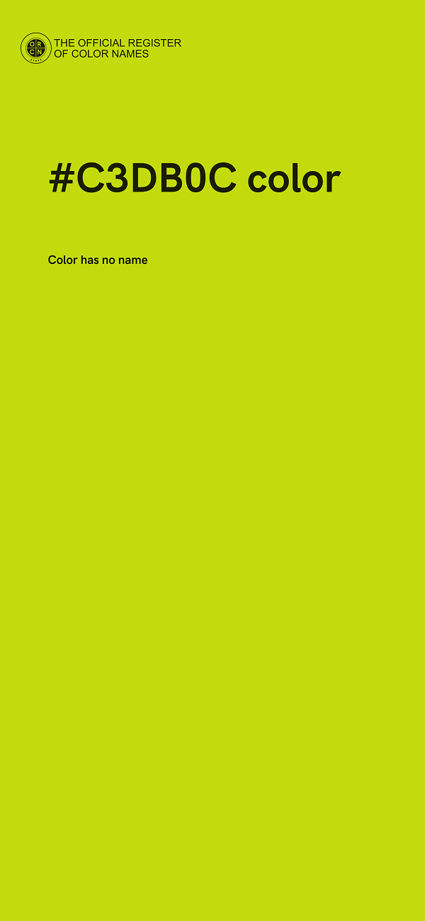 #C3DB0C color image