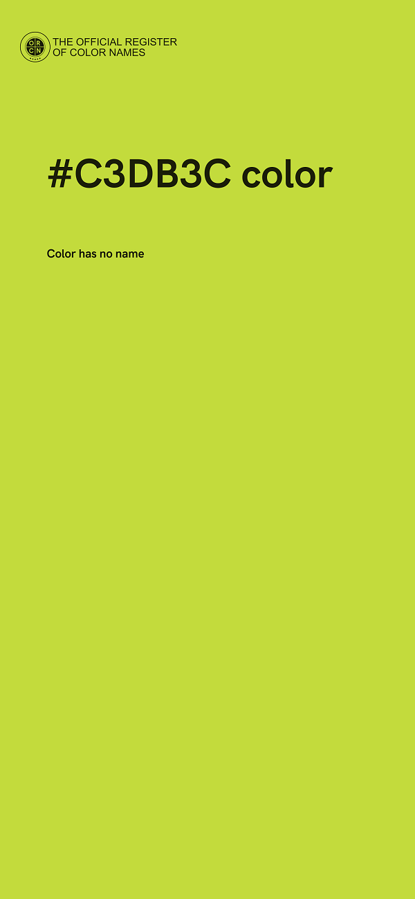 #C3DB3C color image