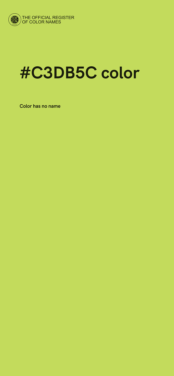 #C3DB5C color image