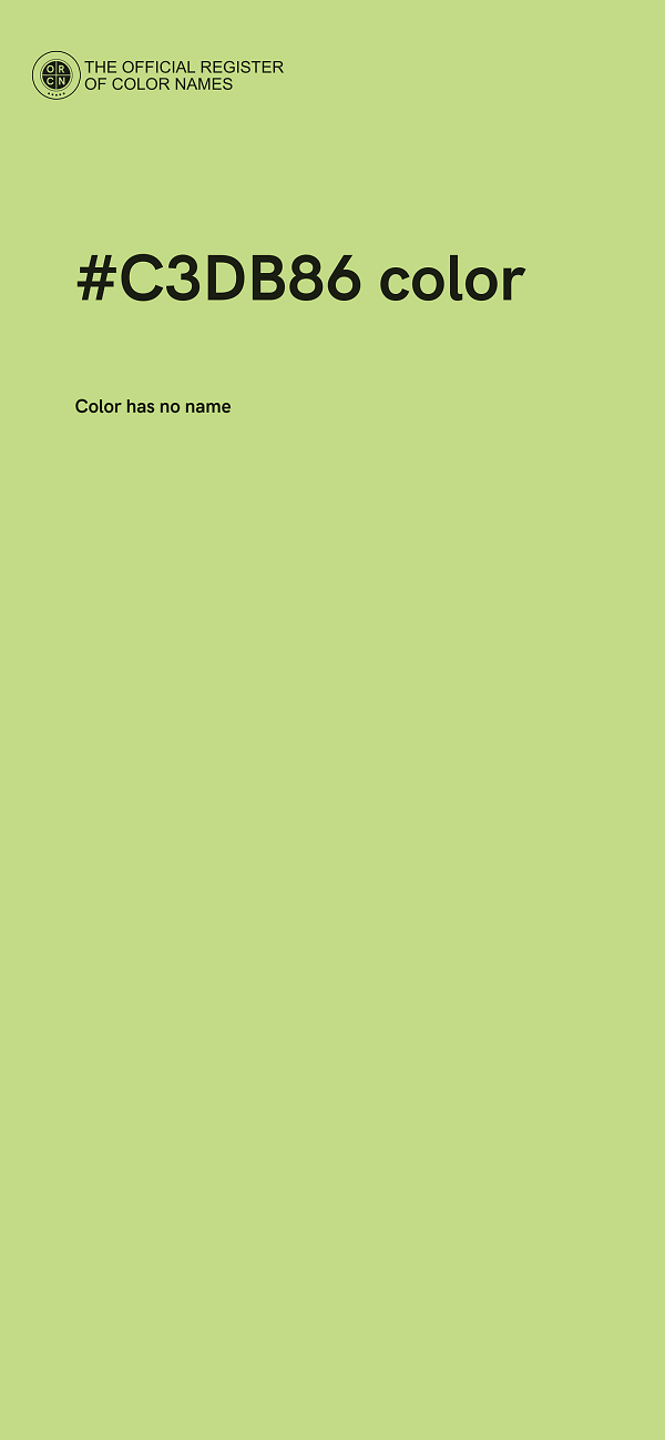 #C3DB86 color image