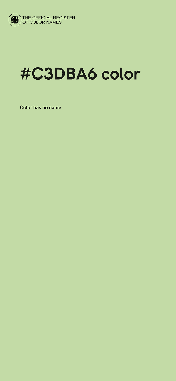 #C3DBA6 color image