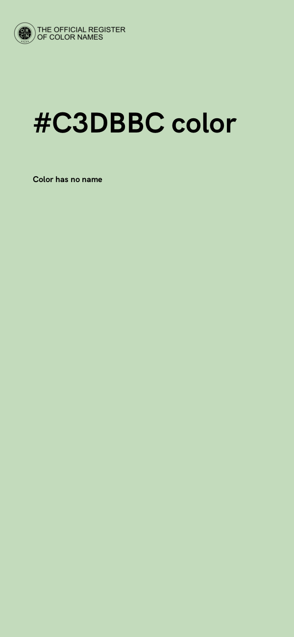 #C3DBBC color image