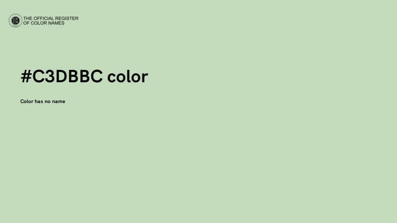 #C3DBBC color image
