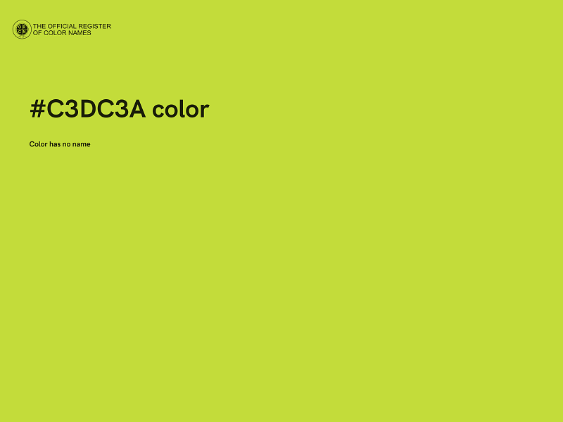 #C3DC3A color image