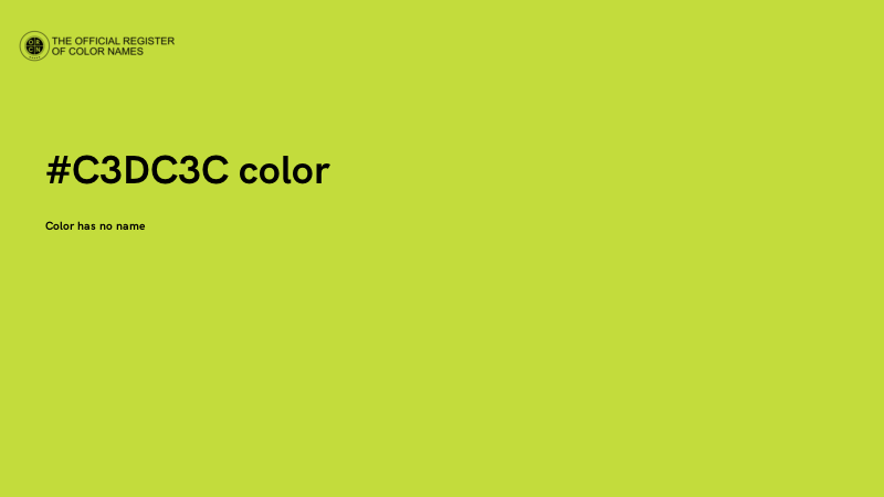 #C3DC3C color image