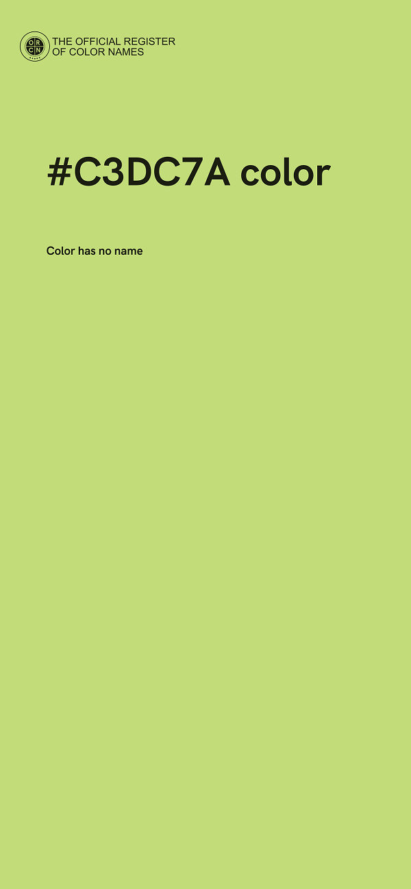 #C3DC7A color image