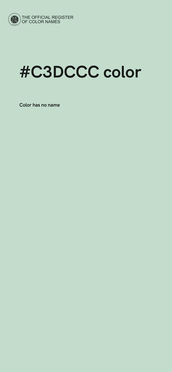 #C3DCCC color image
