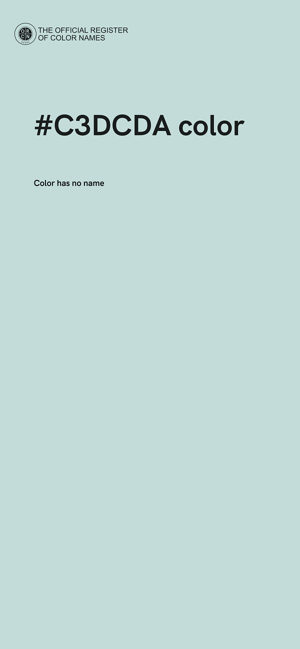 #C3DCDA color image