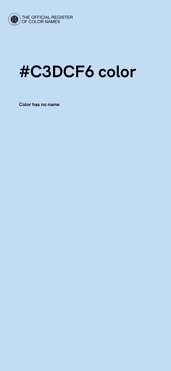 #C3DCF6 color image
