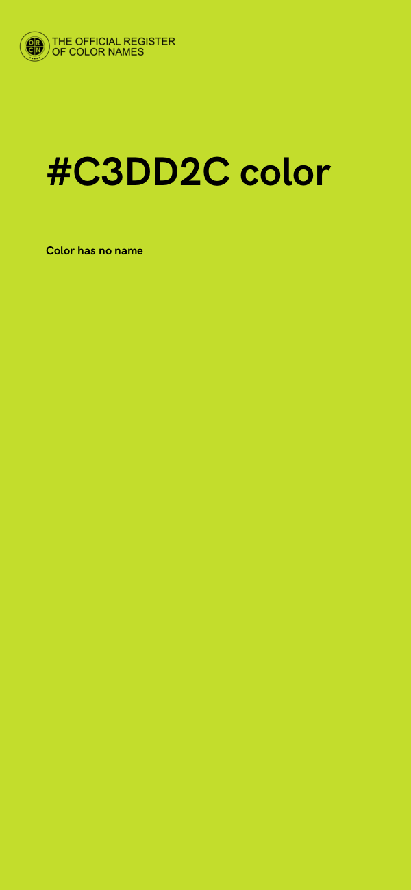 #C3DD2C color image