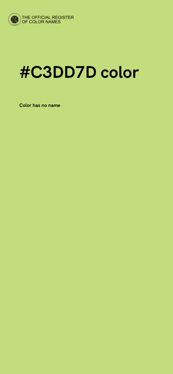 #C3DD7D color image