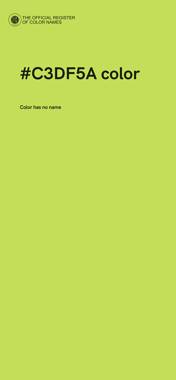 #C3DF5A color image
