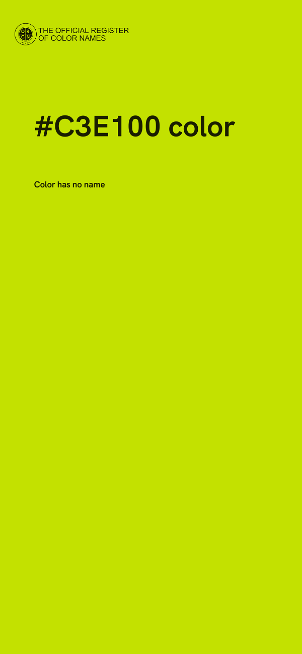 #C3E100 color image