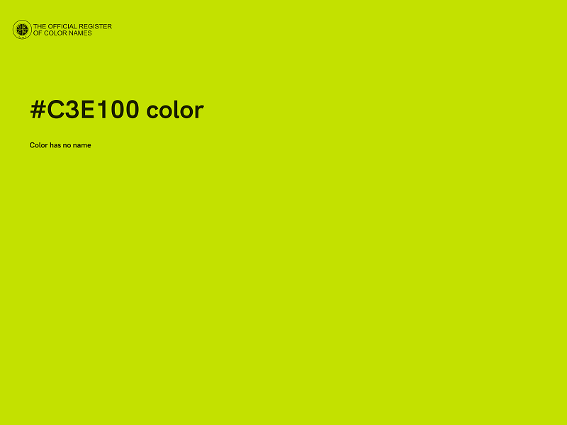 #C3E100 color image