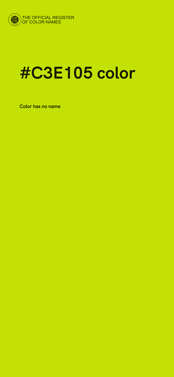 #C3E105 color image