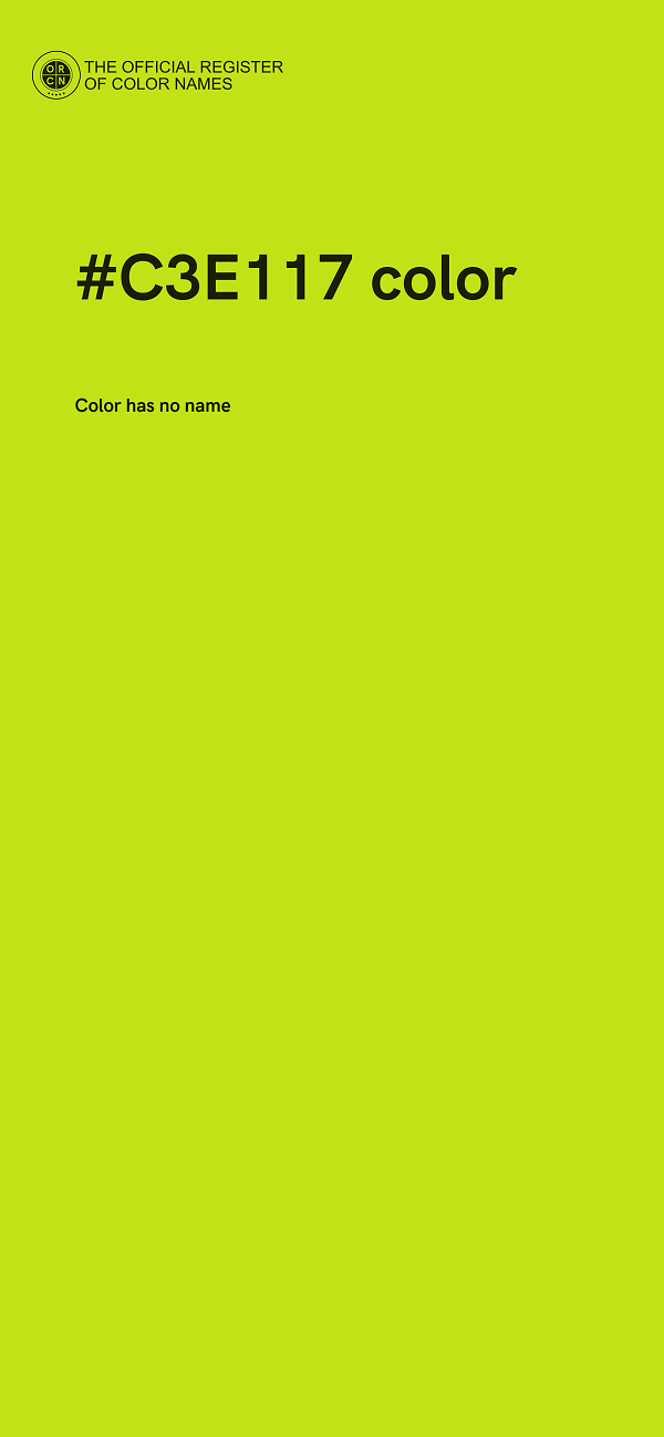 #C3E117 color image