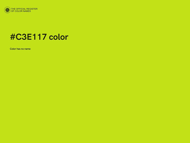 #C3E117 color image