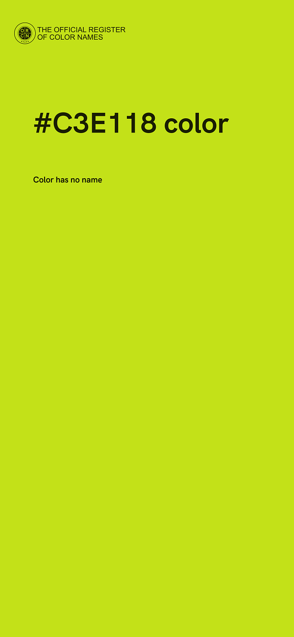 #C3E118 color image