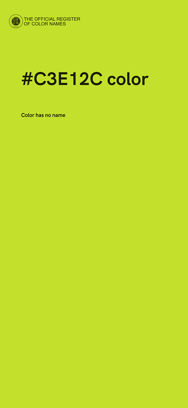 #C3E12C color image