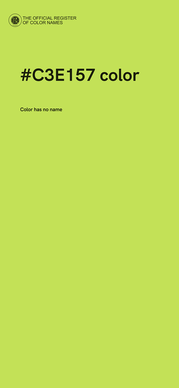 #C3E157 color image