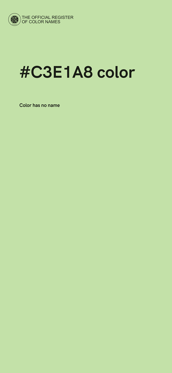 #C3E1A8 color image