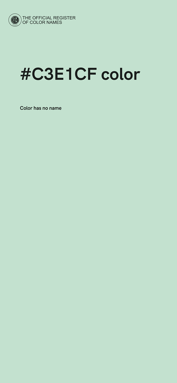 #C3E1CF color image