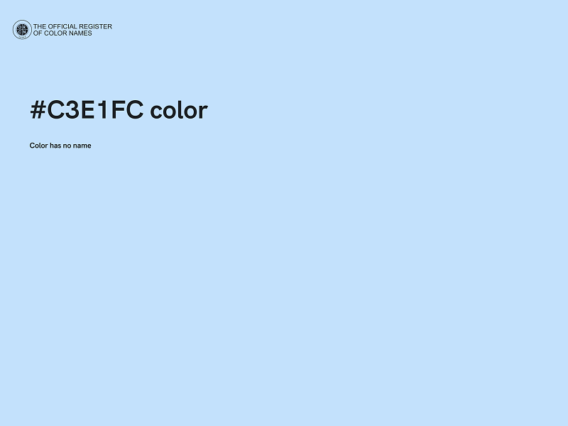 #C3E1FC color image