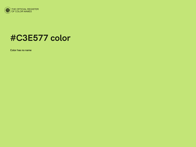 #C3E577 color image