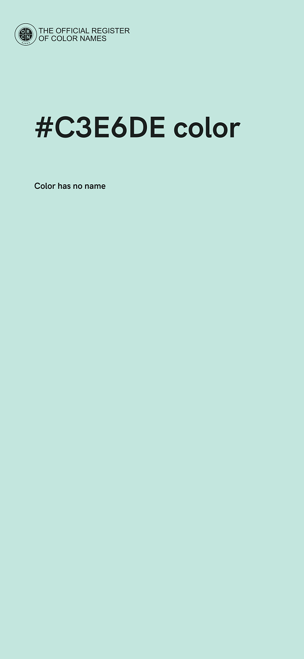 #C3E6DE color image