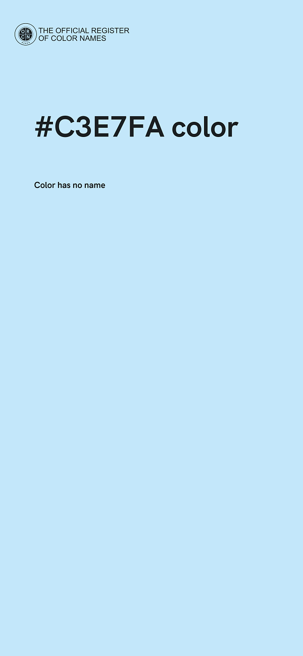 #C3E7FA color image