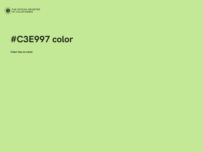 #C3E997 color image