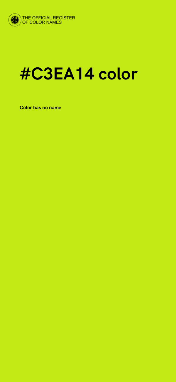 #C3EA14 color image