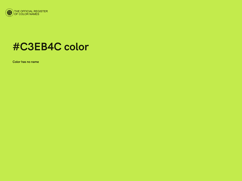 #C3EB4C color image