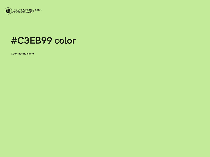 #C3EB99 color image