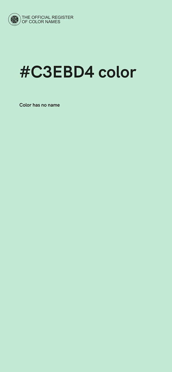 #C3EBD4 color image