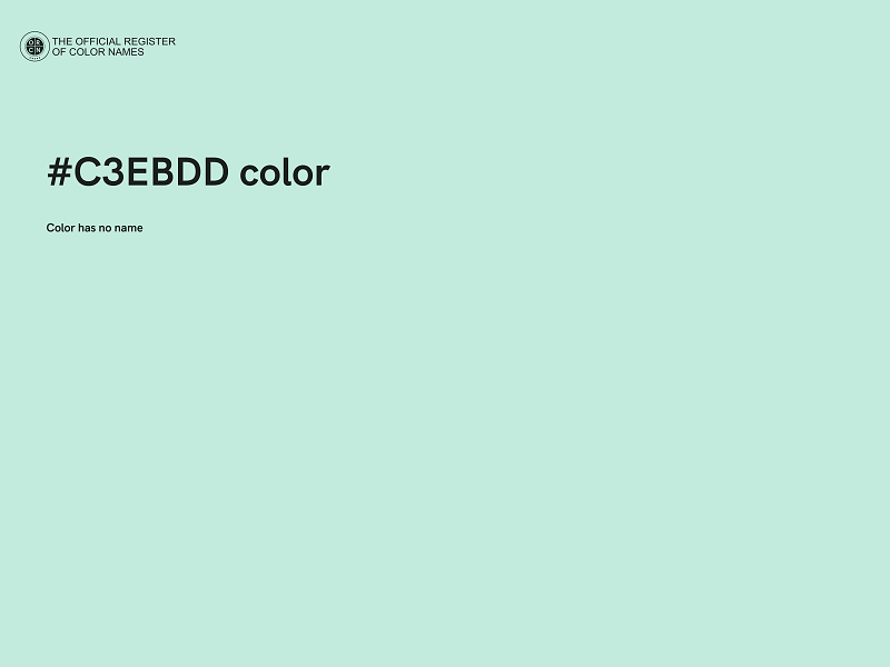 #C3EBDD color image