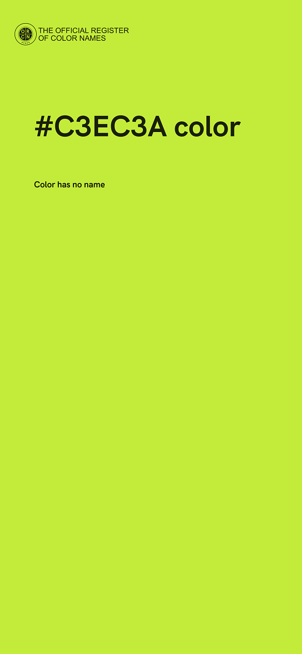 #C3EC3A color image