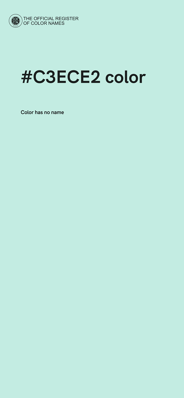 #C3ECE2 color image
