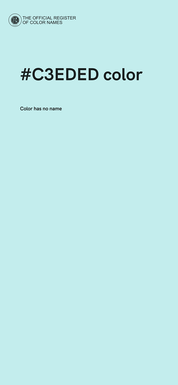 #C3EDED color image