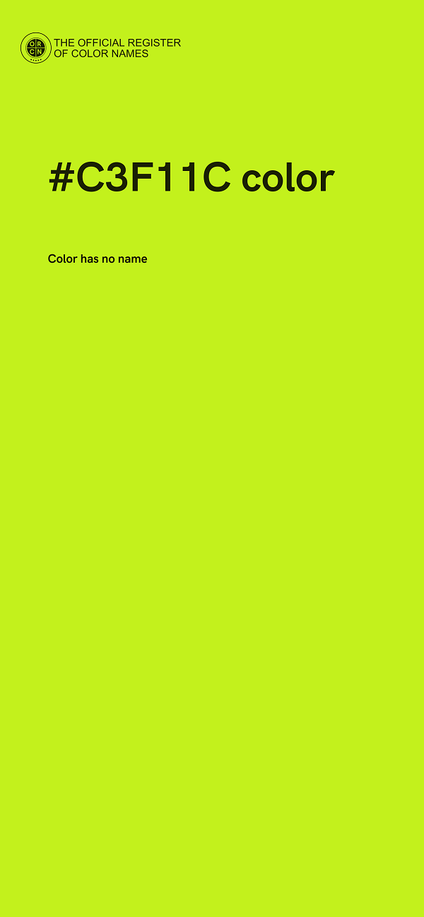 #C3F11C color image
