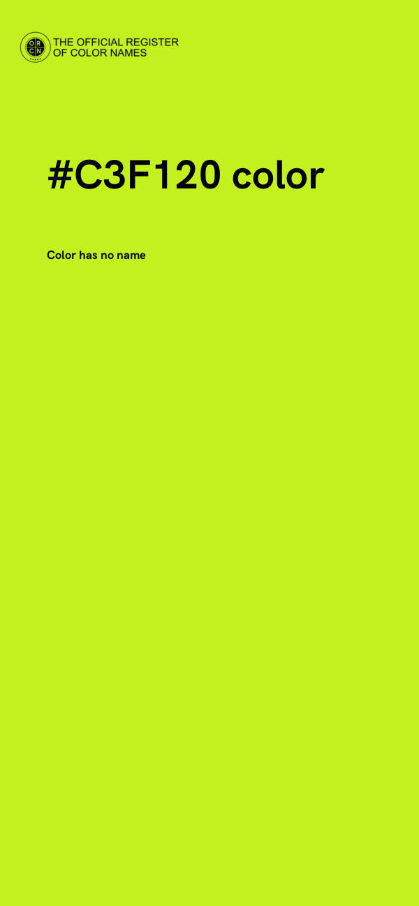 #C3F120 color image