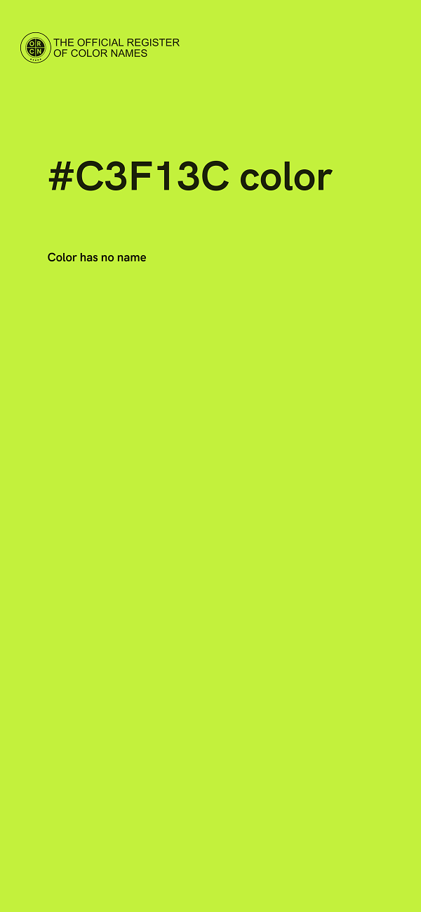 #C3F13C color image
