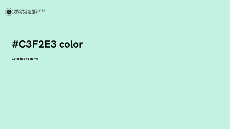 #C3F2E3 color image