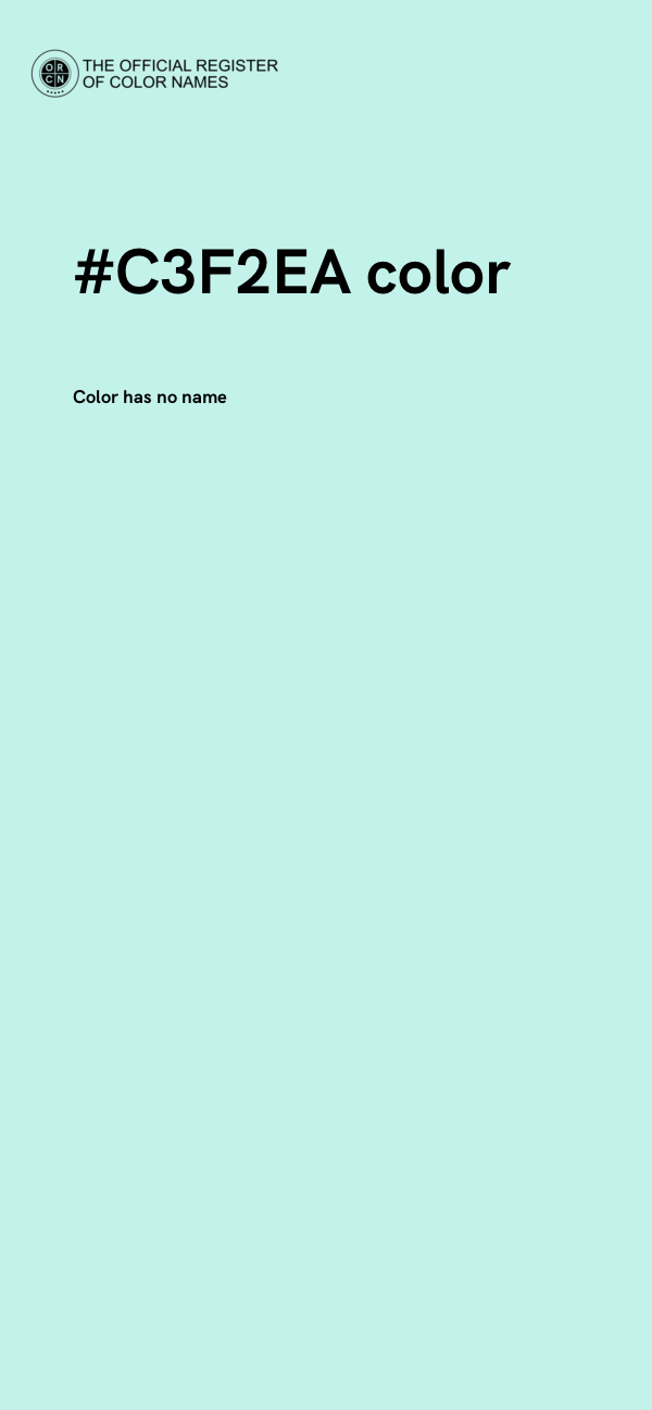 #C3F2EA color image