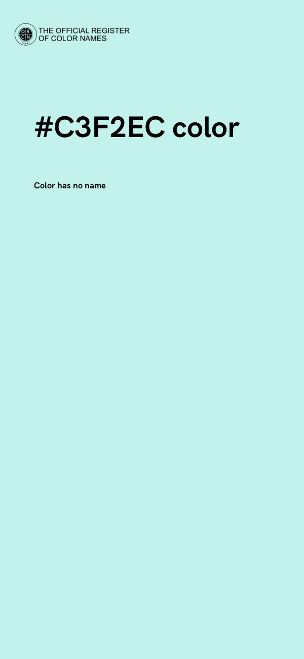 #C3F2EC color image