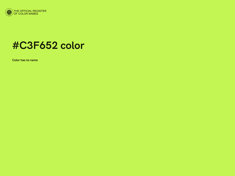 #C3F652 color image