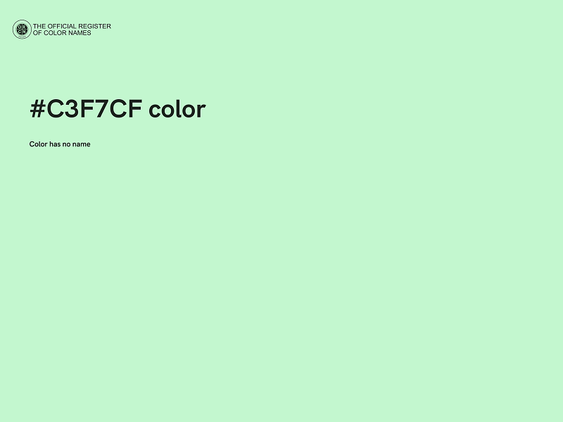 #C3F7CF color image