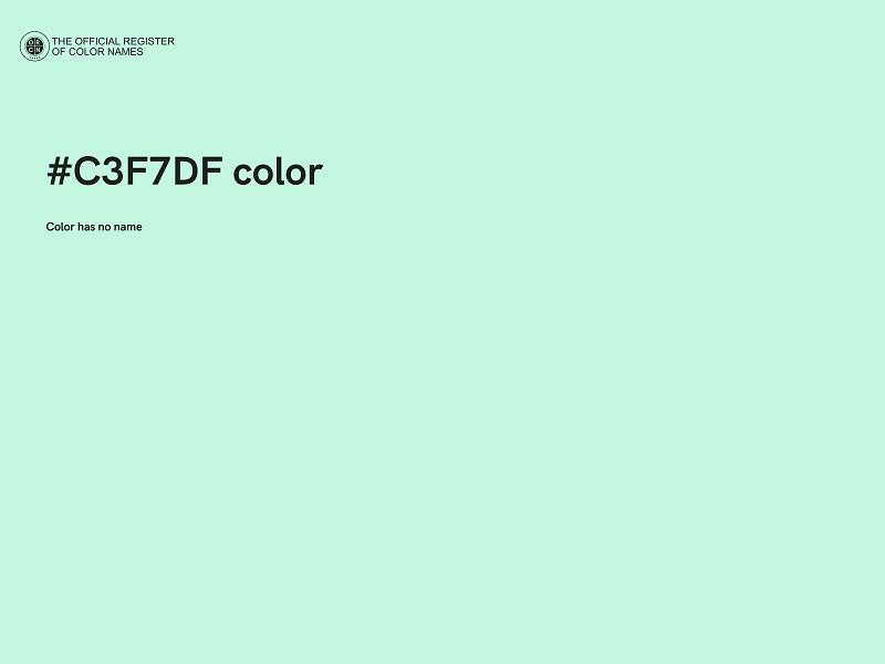 #C3F7DF color image