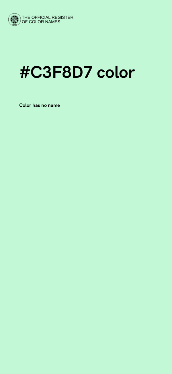 #C3F8D7 color image