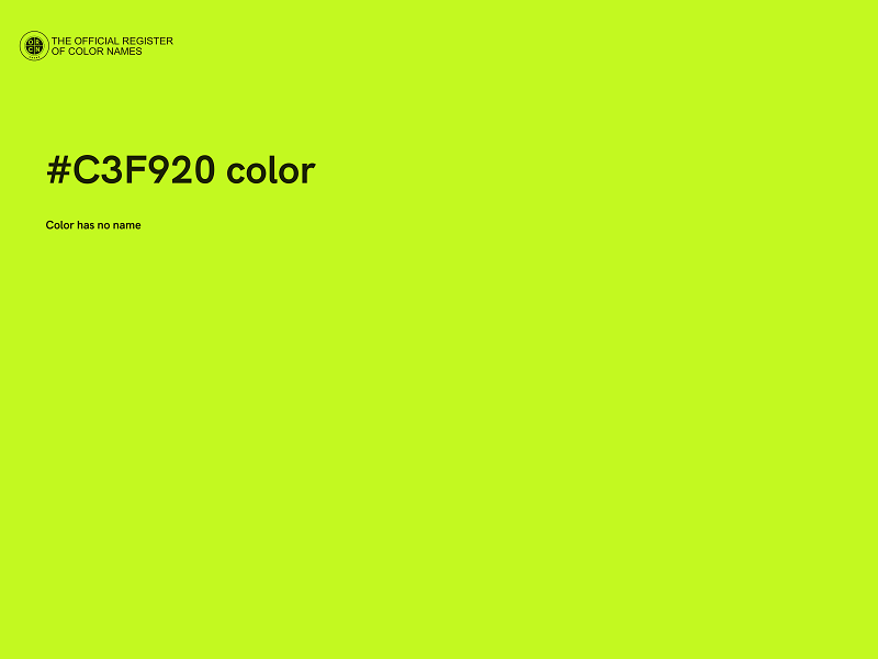 #C3F920 color image